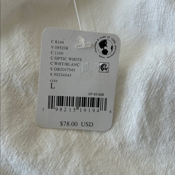 FREE PEOPLE DONNIE 2-PIECE SHORTS TOP SET SIZE L MSRP $78.00 NWT - Picture 4 of 5